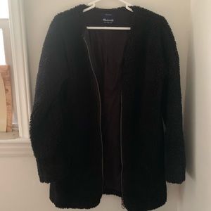 Madewell Sherpa teddy coat